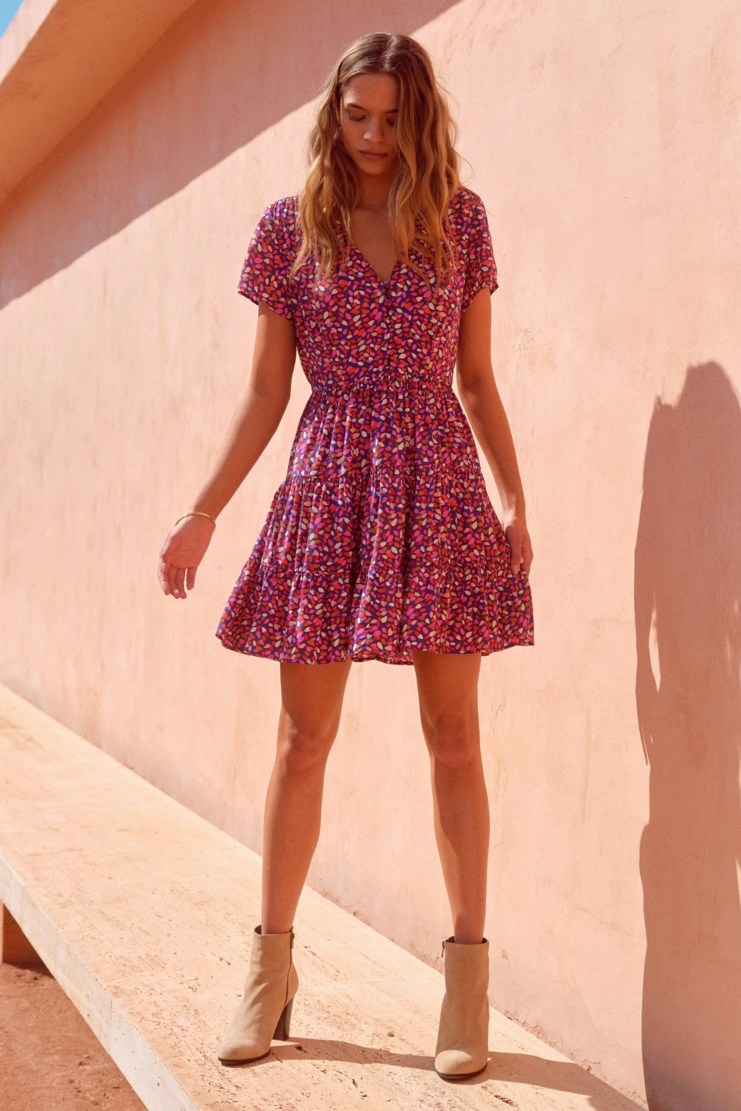 W22A Frankie Mini Dress In River Birch Dresses 2 W22A Frankie Mini Dress In River Birch Dresses