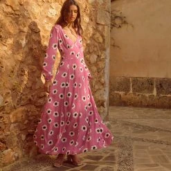 W22A Giselle Dress In Zinnia