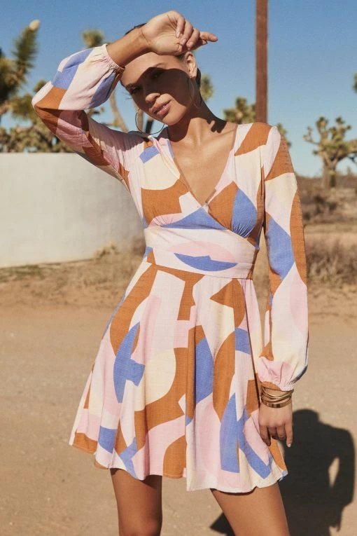 W22A Dresses Giselle Mini Dress In Jacaranda