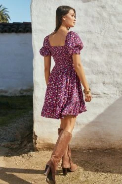 W22A Keira Mini Dress In River Birch Dresses