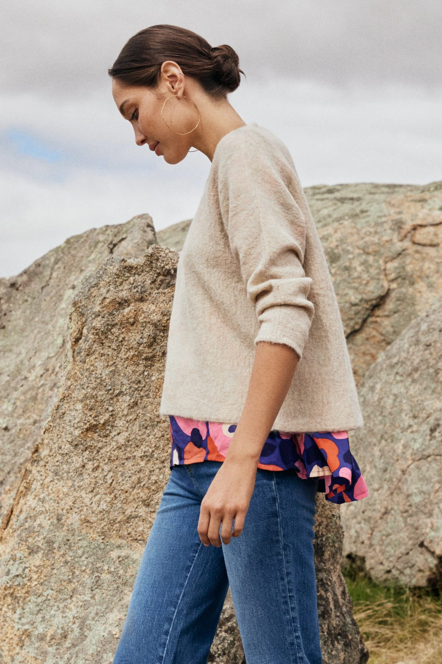 w22axb52x-mister-zimi-w22a-milla-jumper-in-oatmeal-2.jpg W22C Milla Jumper In Oatmeal Tops