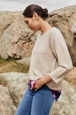 W22C Milla Jumper In Oatmeal Tops 2 W22C Milla Jumper In Oatmeal Tops
