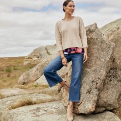 W22C Milla Jumper In Oatmeal Tops 6 W22C Milla Jumper In Oatmeal Tops