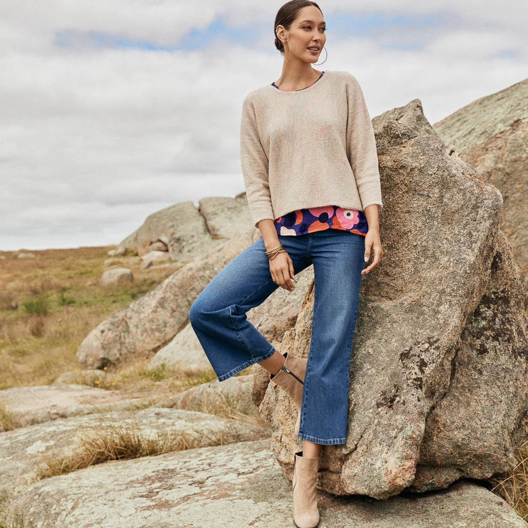 w22axb52x-mister-zimi-w22a-milla-jumper-in-oatmeal-adcrop.jpg W22C Milla Jumper In Oatmeal Tops