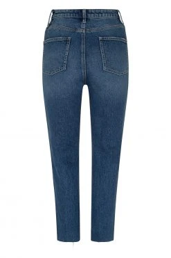 W22A Mum Jeans In Dark Denim