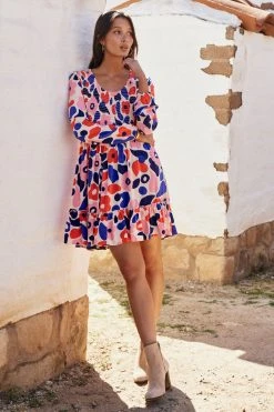 W22A Neve Dress In Geranium Dresses
