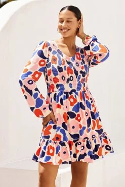 W22A Neve Dress In Geranium Dresses