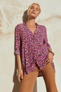 W22A Tops Phoebe Shirt In River Birch