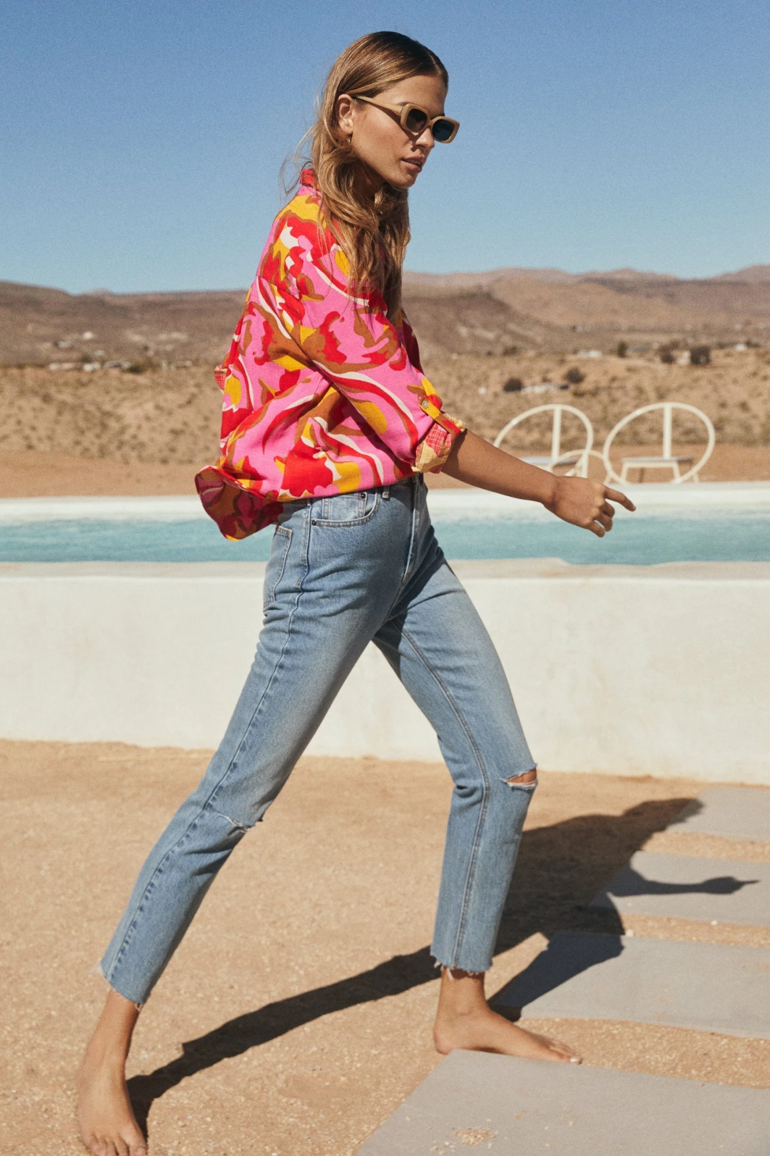 W22A Phoebe Shirt In Saffron Tops 4 W22A Phoebe Shirt In Saffron Tops