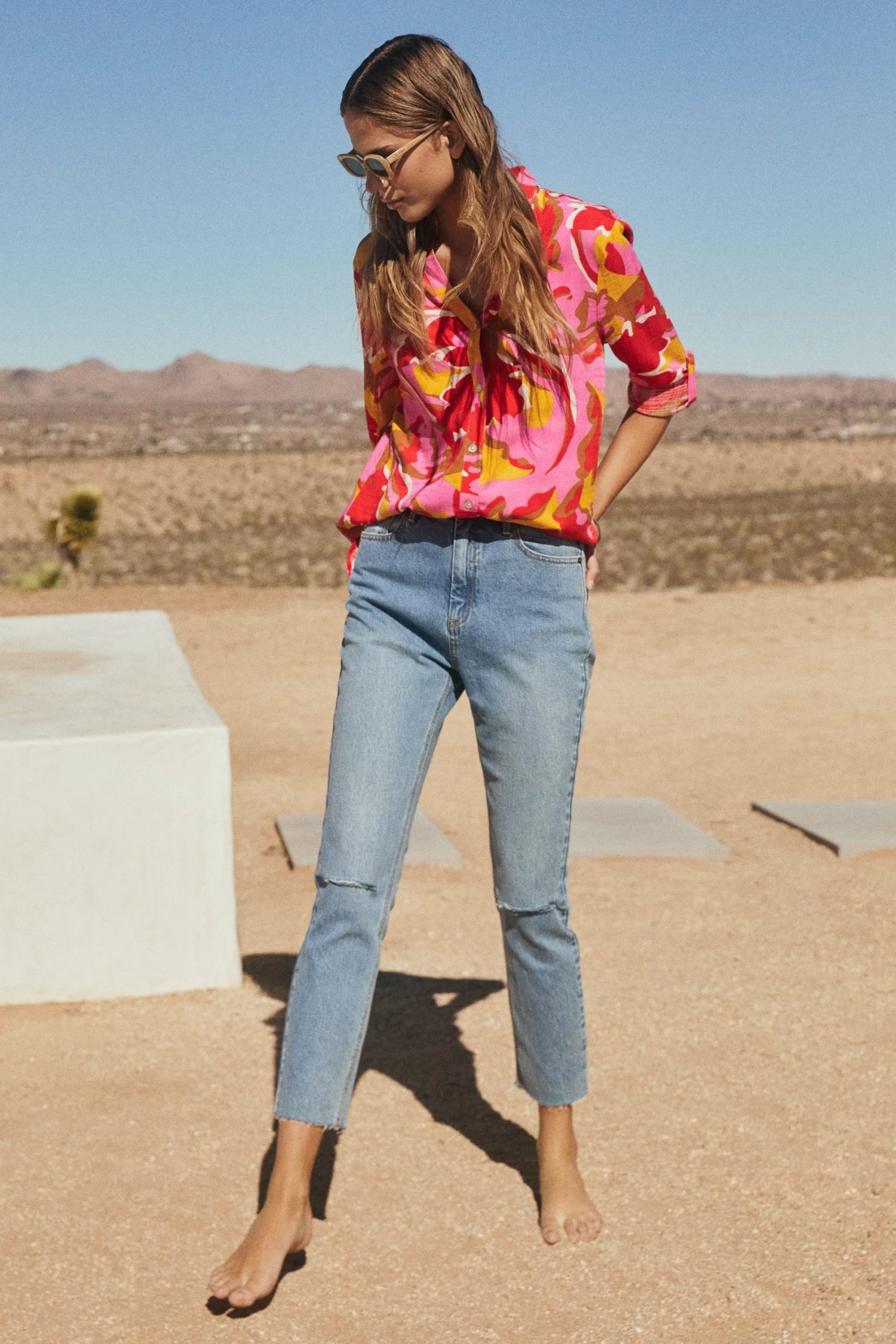 W22A Phoebe Shirt In Saffron Tops 5 W22A Phoebe Shirt In Saffron Tops