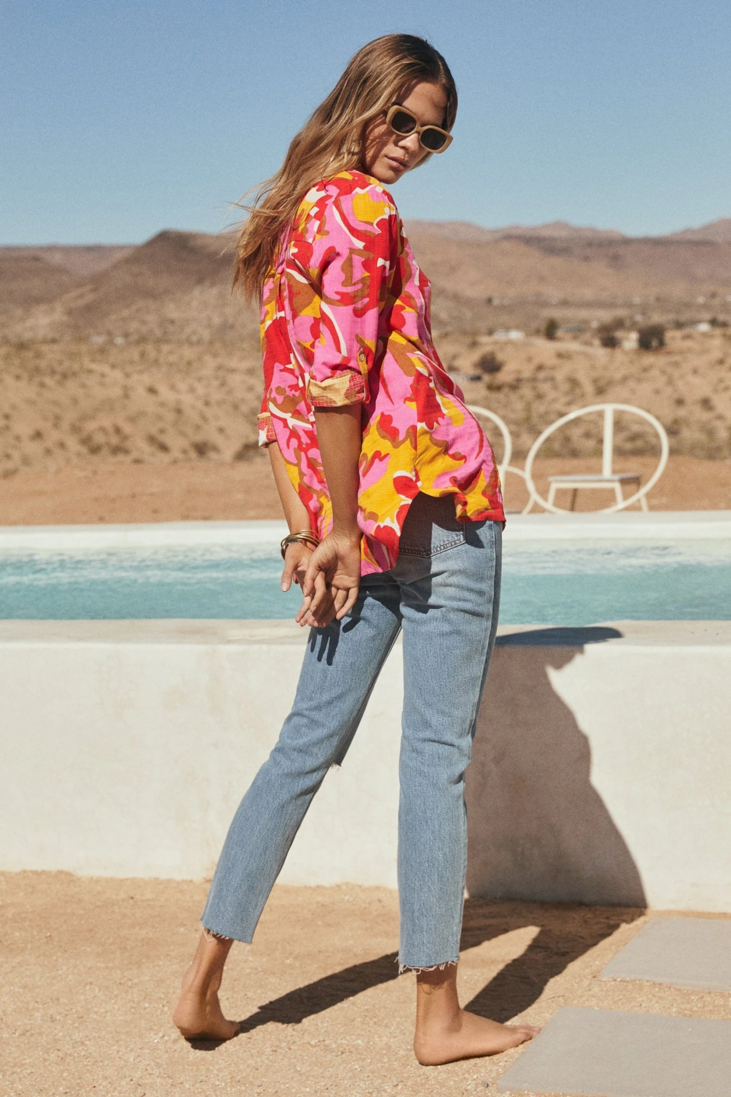 W22A Phoebe Shirt In Saffron Tops 6 W22A Phoebe Shirt In Saffron Tops