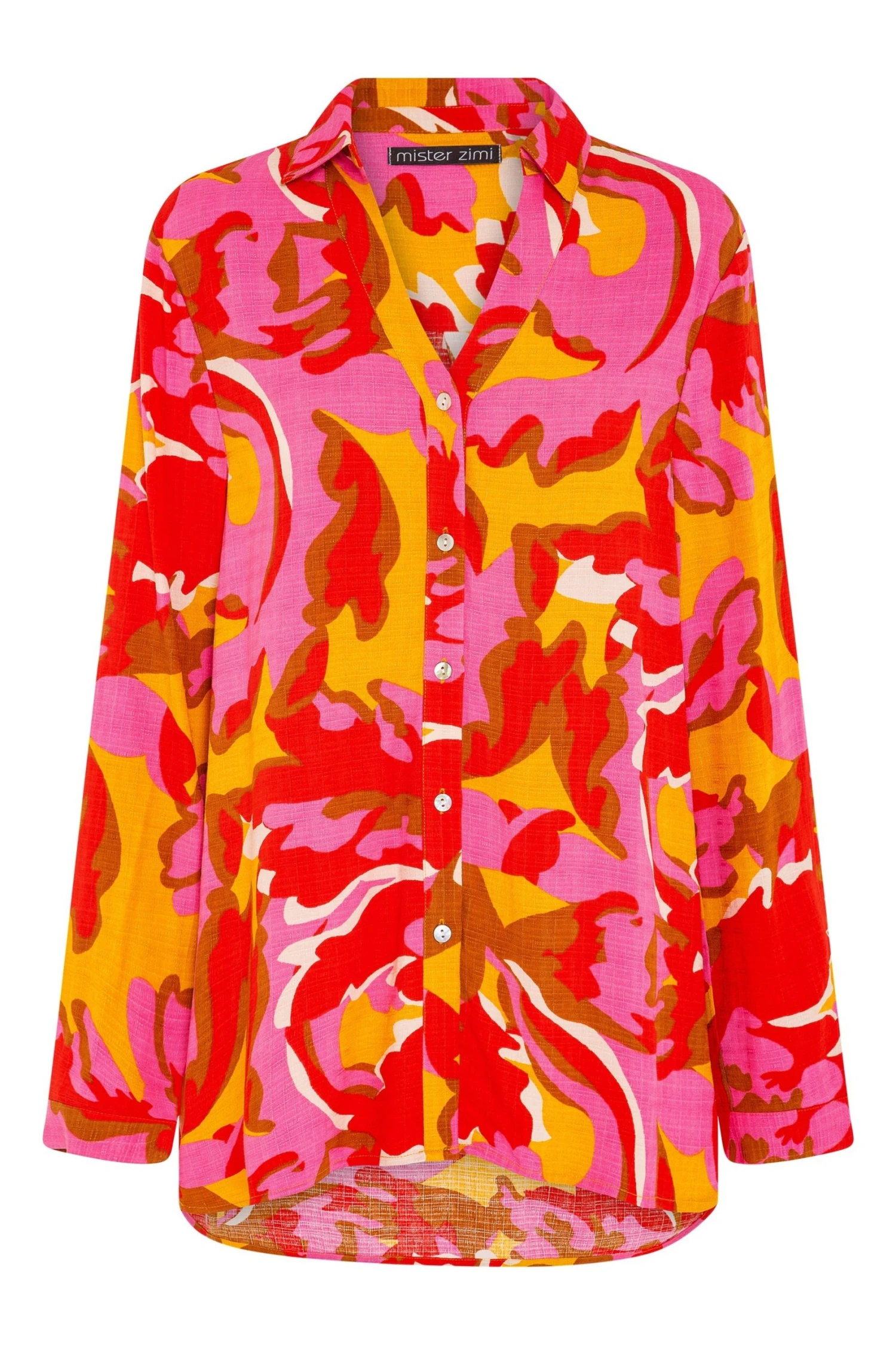 W22A Phoebe Shirt In Saffron Tops 9 W22A Phoebe Shirt In Saffron Tops