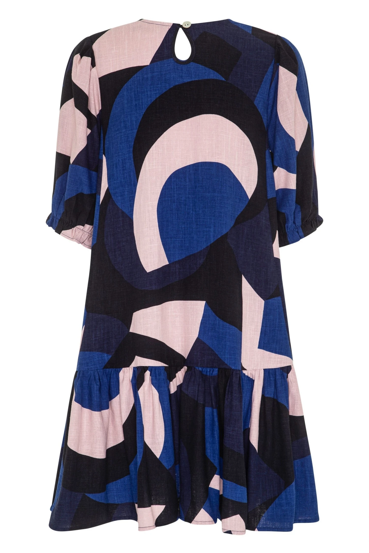 w22axb52x-mister-zimi-w22a-rosa-frill-sleeve-dress-in-agave-ghost-2.jpg W22A Rosa Frill Sleeve Dress In Agave Dresses