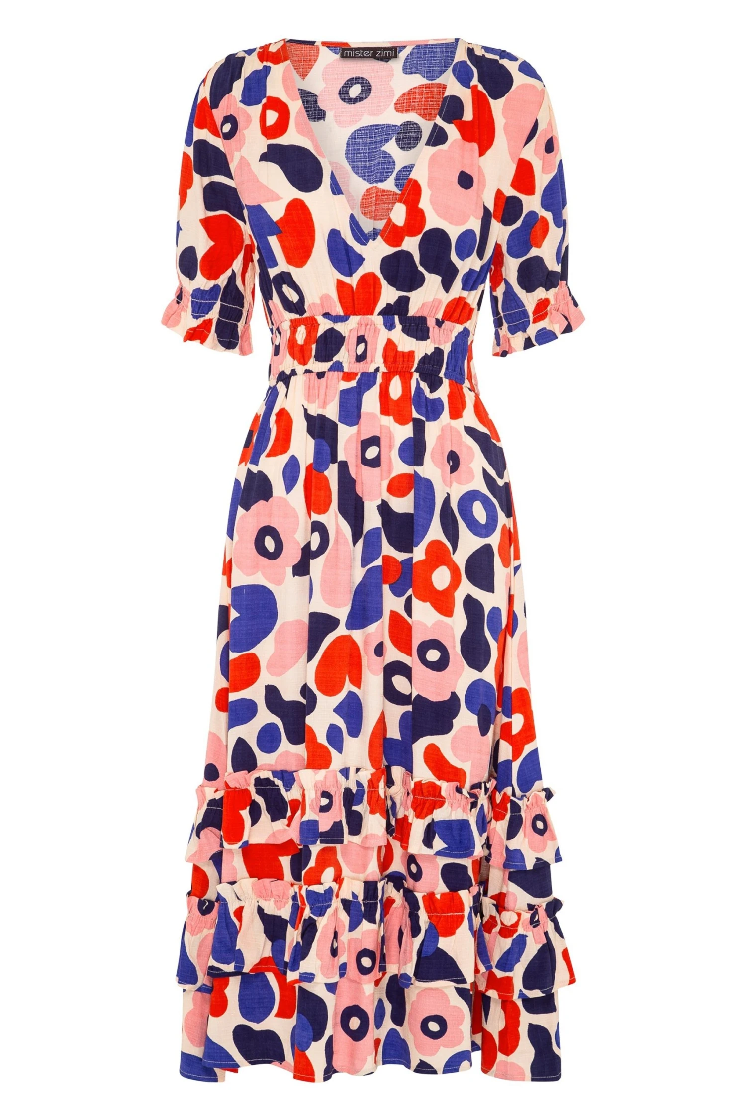 W22A Vivienne Dress In Geranium 5 W22A Vivienne Dress In Geranium