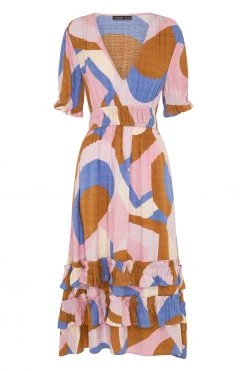 W22A Vivienne Dress In Jacaranda