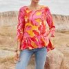 W22A Tops Winter Celeste Top In Saffron