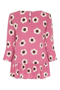 W22A Winter Celeste Top In Zinnia