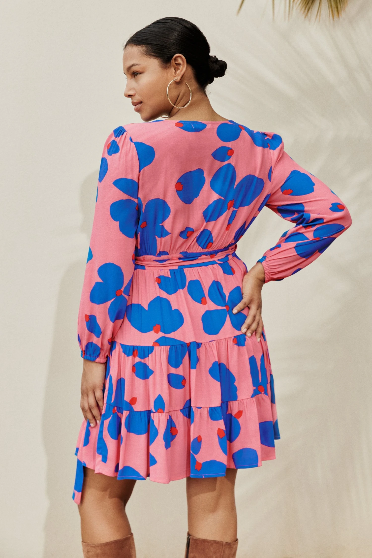 W22D Valerie Mini Dress In Sapphire Rose New 6 W22D Valerie Mini Dress In Sapphire Rose New