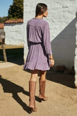 W22D New Alice Dress In Grape Vine