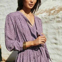 W22D New Alice Dress In Grape Vine