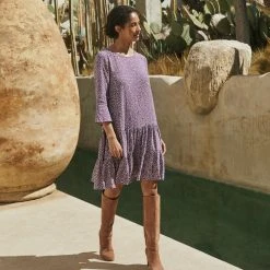 W22D Arabella Dress In Grape Vine