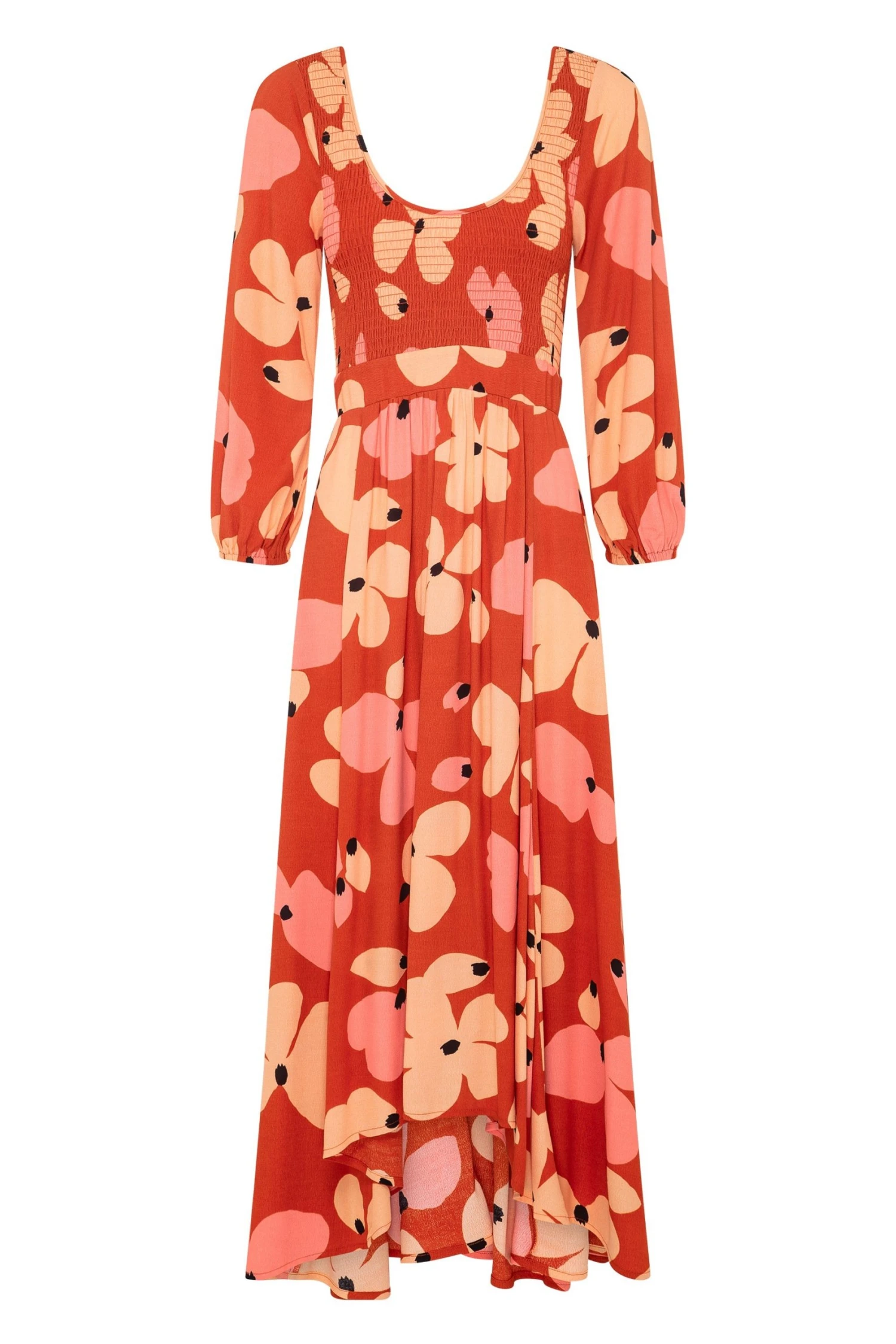 W22D Carly Dress In Fire Bloom New 4 W22D Carly Dress In Fire Bloom New