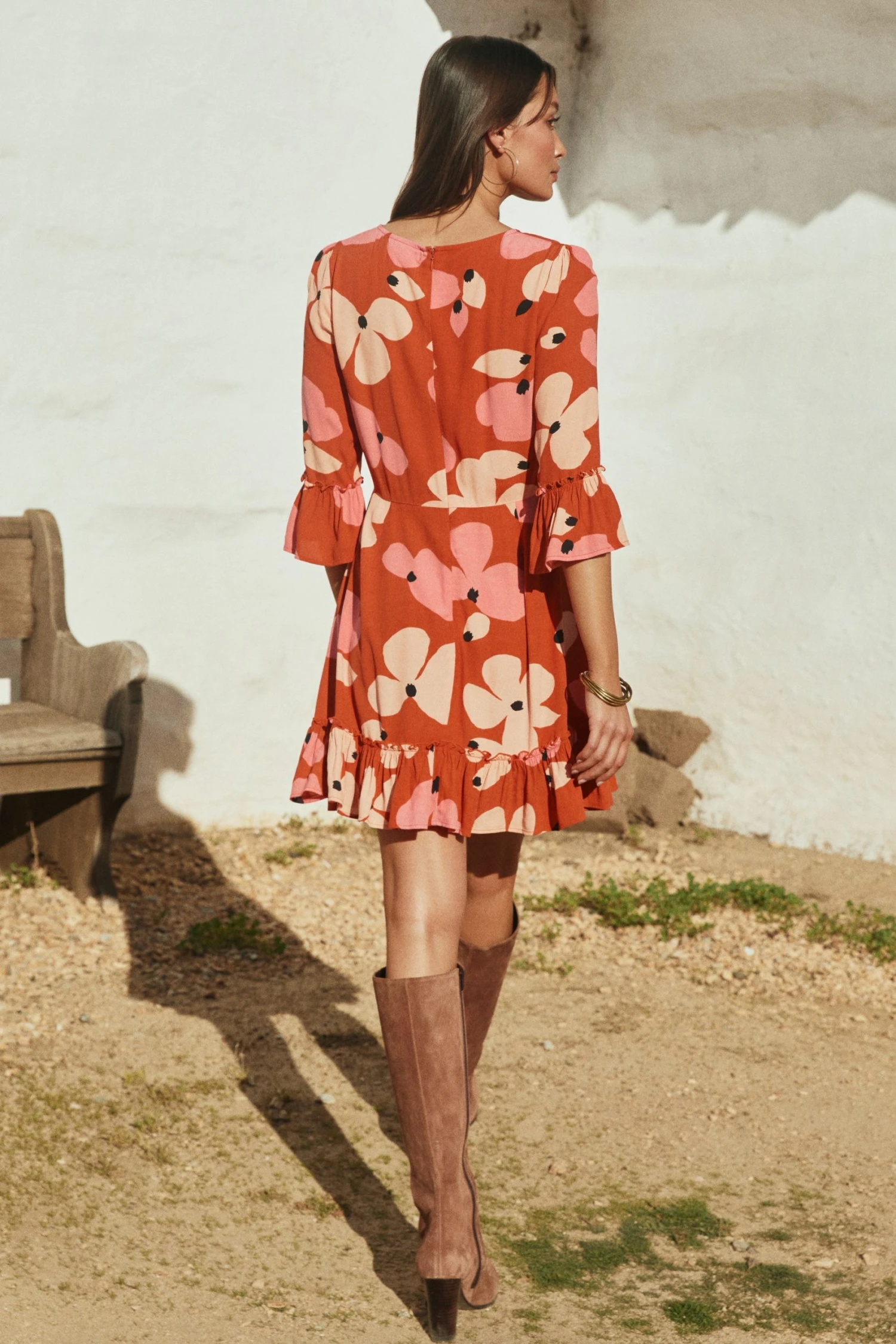 W22D New Ellie Dress In Fire Bloom 3 W22D New Ellie Dress In Fire Bloom