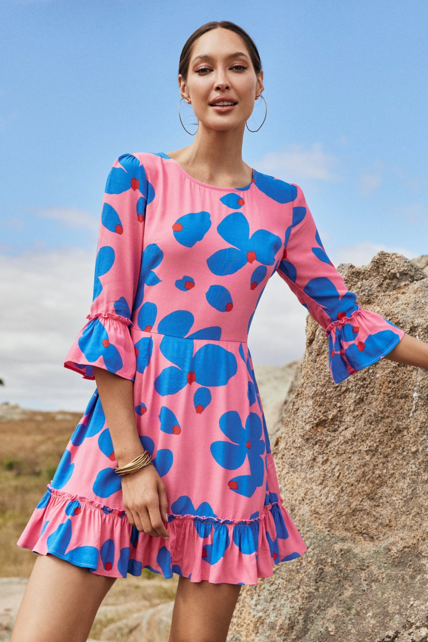 W22D Ellie Dress In Sapphire Rose 1 W22D Ellie Dress In Sapphire Rose