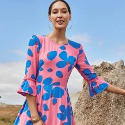 W22D Ellie Dress In Sapphire Rose 15 W22D Ellie Dress In Sapphire Rose