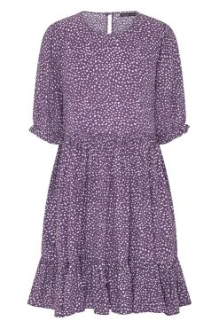 W22D Lottie Mini Dress In Grape Vine