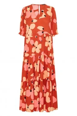 W22D New Mae Dress In Fire Bloom