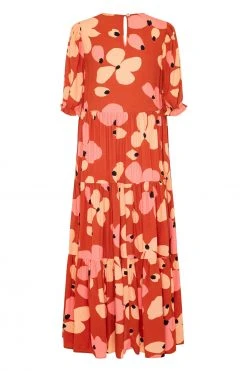 W22D New Mae Dress In Fire Bloom