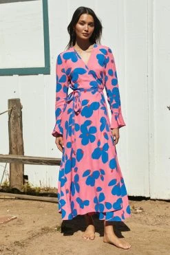 W22D Tamara Dress In Sapphire Rose