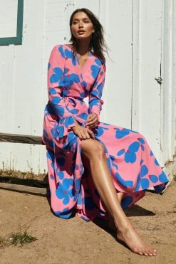 W22D Tamara Dress In Sapphire Rose