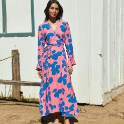 W22D Tamara Dress In Sapphire Rose