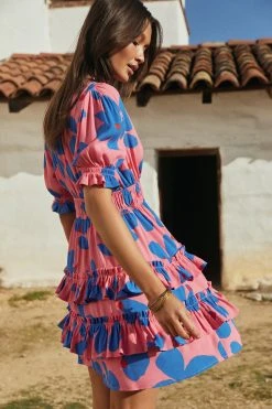 W22D New Vivienne Mini Dress In Sapphire Rose 2 W22D New Vivienne Mini Dress In Sapphire Rose