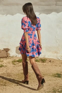 W22D New Vivienne Mini Dress In Sapphire Rose 3 W22D New Vivienne Mini Dress In Sapphire Rose