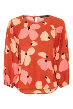 W22D Vivienne Top In Fire Bloom 11 W22D Vivienne Top In Fire Bloom