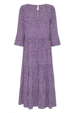 W22D Winter Olivia Midi Dress In Grape Vine