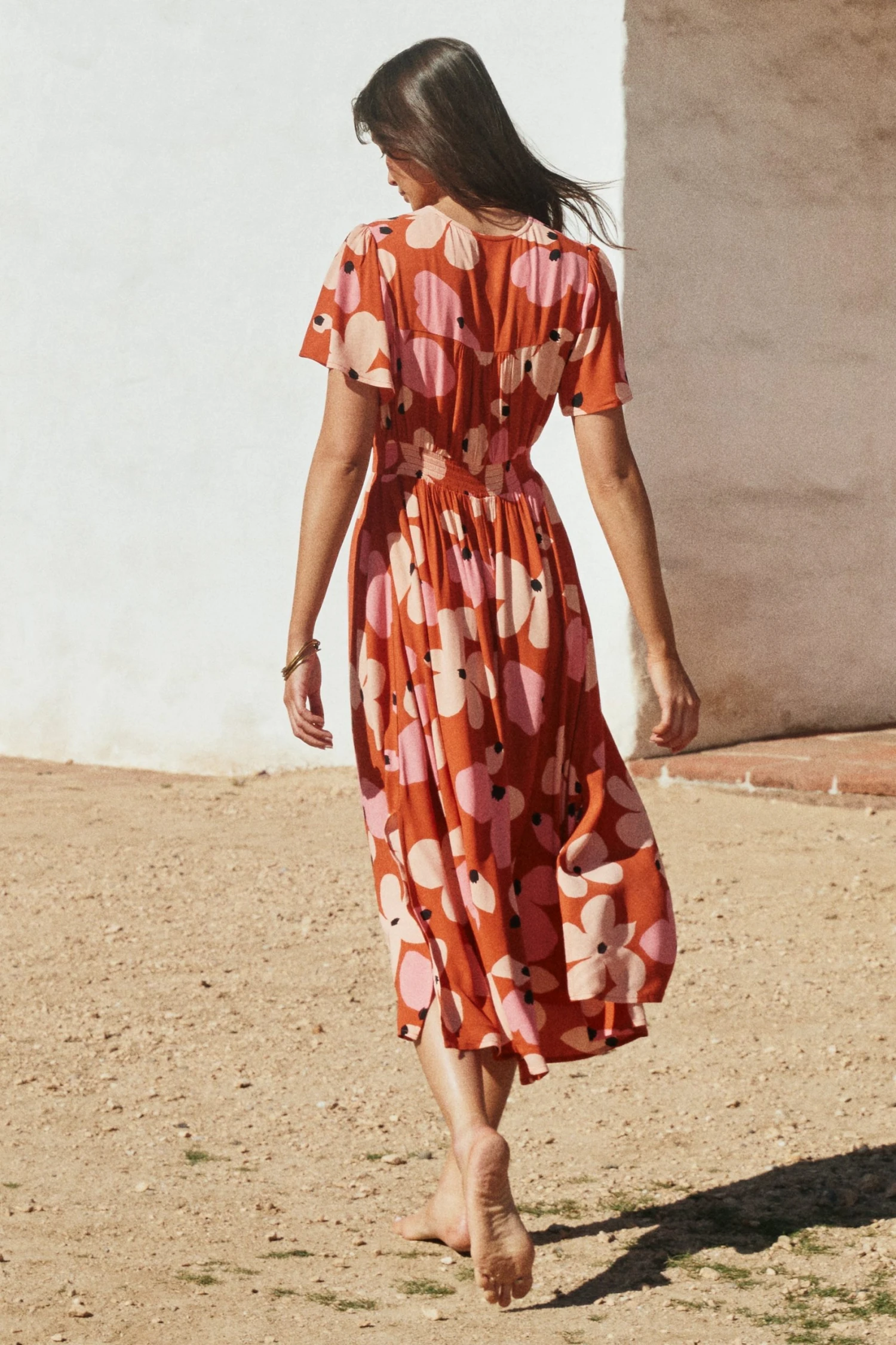 W22D Zuri Dress In Fire Bloom 5 W22D Zuri Dress In Fire Bloom