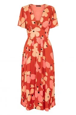 W22D Zuri Dress In Fire Bloom 15 W22D Zuri Dress In Fire Bloom